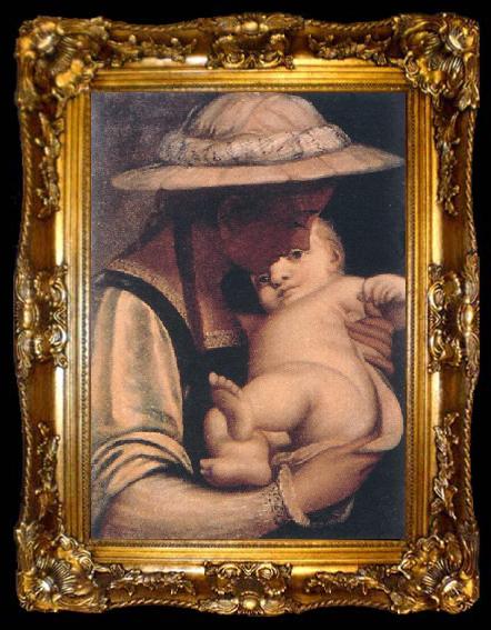 framed  CAMBIASO, Luca Virgin and Child gfh, ta009-2